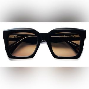 Etnia Barcelona “Kate” Sunglasses & Case Black Frame